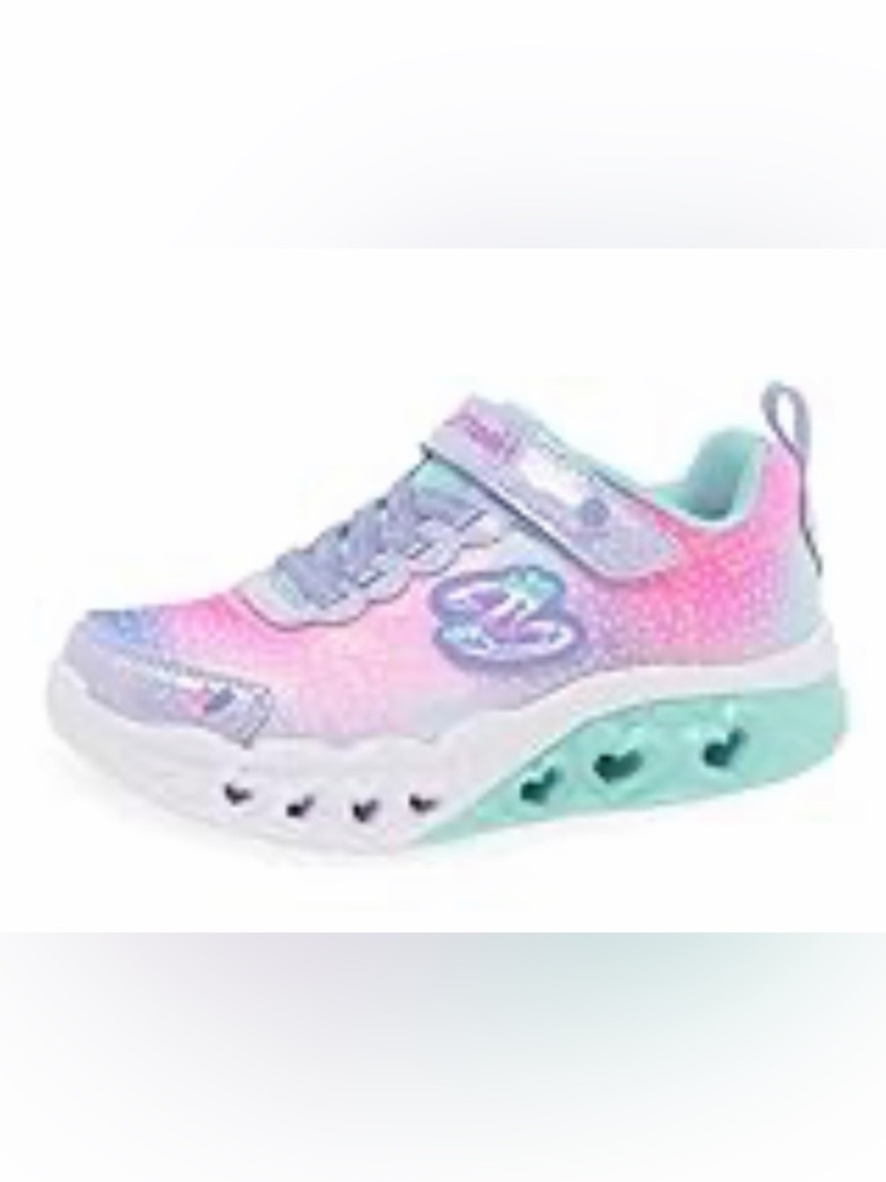 Skechers Unisex-Child Flutter Heart Lights-Simply Sneaker